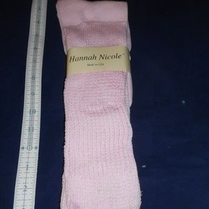 1 Pair Medium Women Charlotte Cotton Heavy Slouch Sock 9-11 USA Pink